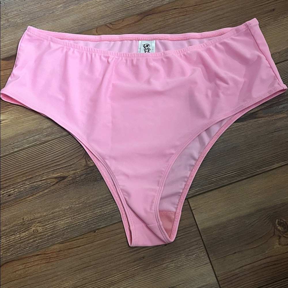 Rave Wonderland Vibrant Pink Rave/Bikini Bottoms